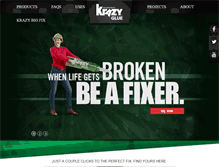 Tablet Screenshot of krazyglue.com
